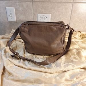 Guardian Brown Leather Conceal And Carry Womans Shoulder Bag